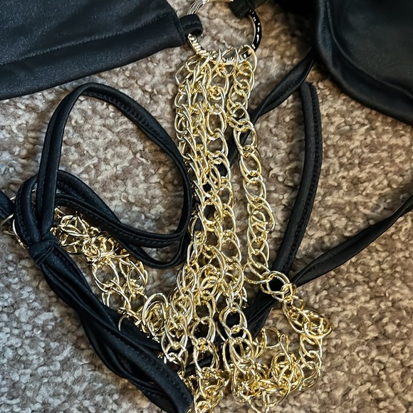 Black 3 piece bikini set - Picture 6 of 7